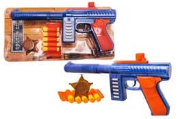 Пістолет "М60" з поролоновими патронами на блістері 909 GoldenGun