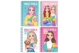 Блокнот для дівчаток LS-01 "Only Girls Planner" В6 Апельсин