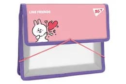 Папка для зошитів Yes  пласт. на резинці В5 "Line Friends. Cony" 492210