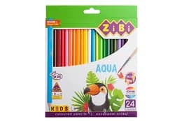 Олівці кольорові ZiBi Акварель, 24 шт., ZB.2476 KIDS LINE