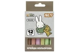 Крейда кольорова 400564 "Miffy" 12 шт, кругла Yes