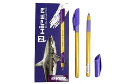 Ручка HIPER HO-200 SHARK масляна фіолетова
