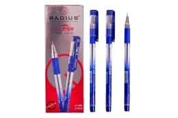 Ручка I-Pen кулькова 12шт. синя Radius