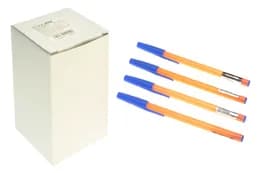 Ручка масляна ECONOMIX FIRE синя E10252