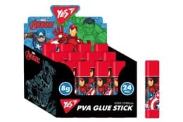 Клей-олівець YES 8г, PVA Marvel.Avengers