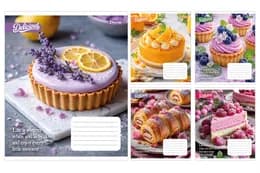Зошит 18 Клітинка 769138 "Cake" 1Вересня