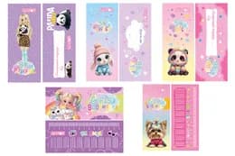 Набір ламінованих закладок для книг LS-07 "GIRLS BOOKMARKS"