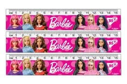 Лінійка 15см YES Barbie 370597