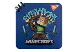 Блокнот YES 151760  110*110  80арк. Minecraft спіраль
