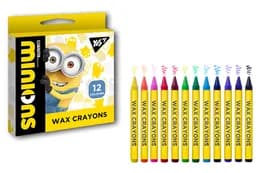 Набір воскових олівців YES 12 шт. "Minions" 590140