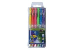 Набір з 6 гелевих ручок ZiBi NEON KIDS Line ZB.2201-99