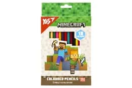 Олівці кольорові Yes 18 кол. "Minecraft" 290765