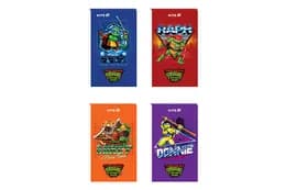 Блокнот-планшет Kite A6, 50 арк, безлін. TMNT Tales of the TMNT NT25-195,