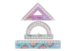 Набір лінійок 370675 "Pusheen" 3 предмети, лінійка 15 см Yes