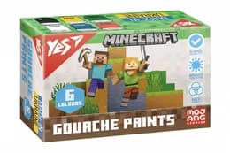 Фарби гуашеві Yes Minecraft 6 кол. 20 мл 230405