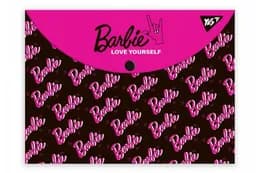 Папка-конверт YES на кнопці А4 Barbie
