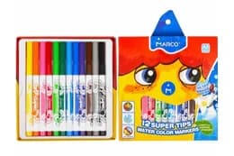 Водні фломастери Marco 1630-12CB, 12 кольорів Super Washable