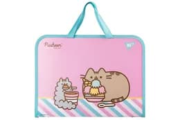 Папка-портфель Yes FC на блискавці з тканинними ручками "Pusheen Stormy" 492238