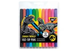 Фломастери YES 12 кольорів Jurassic World