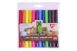 Фломастери Yes 12 кольорів "Minecraft" 650567