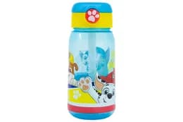 Пляшка дитяча пластикова  з кришкою та соломинкою 510мл "Paw patrol pup power" 74642