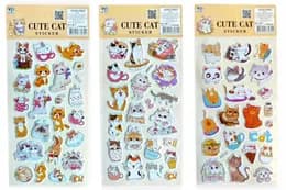 Наліпки дитячі 762824ML "Cute cat" Malevaro