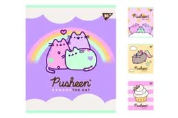 Зошит YES "Pusheen" 18 аркушів клітинка Преміум