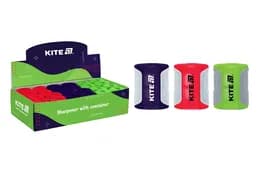 Точилка Kite з контейнером Soft K25-370, асорті