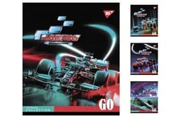 Зошит YES "Racing championship" 24 аркуші клітинка Преміум