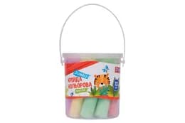 Крейда кольорова 1 Вересня "Zoo Land" 400441 12 шт. JUMBO у відрі