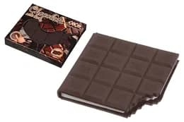 Блокнот ZB.12470-19 CHOCOLATE, 100х87мм, 80 аркушів, нелінований, ароматизована Soft touch обкладинка  ZiBi