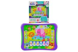 Планшет Kids Hits, KH01/005 "Мій веселий Zoo" на батарейках, на українській мові, назви тварин, звуки, вірші, мелодії, гра, р-р 23,8*17*2см, короб.25*27*4см