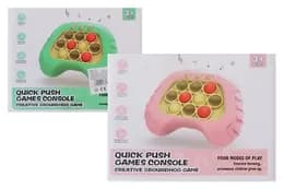Антистрес гра, електронний POP IT "Quick Push Games Console" 666, на батарейках, муз., світло в коробці