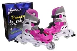 Ролики X-ROAD розсувні рожеві, розмір S (31-34) PW120 р.44*36*11,5см