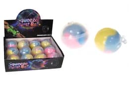 Іграшка антистрес "SQUEEZE BURST BALL" в дисплеї 12 шт р.6,5x6.5x6.5см