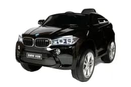 Електромобіль Kidsauto BMW X6 M чорний JJ2199 2*6V7AH 2X35W  з радіокеруванням 2,4G, з функцією MP3, гніздом для картки USB/TF