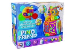 Набір легкого стрибаючого пластиліну Pino Friend Пуффі ТМ Moon light clay 70034 ОКТО