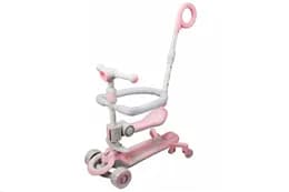 Самокат дитячий Maraton Baby Care 388 3в1, батьківська ручка, світло, музика, захисний бампер
