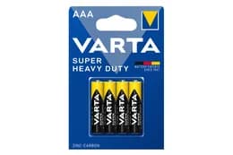 Батарейки сольові 2003 R-03 SUPER LIFE 4 шт. на блістері Varta