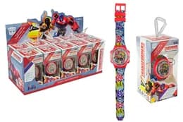 Годинник KH75/004L Transformers зі світлом,  дисплей бокс р. 32x12,5x13 см