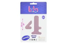 Цифра "Balun" 4 рожеве золото 40" (101см)