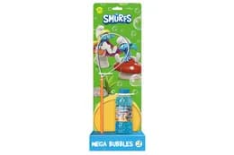 Бульбашки мильні 200637 "Mega Bubbles з тарілкою Смурфики" об'єм 450 мл DoDo