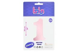 Фольгована кулька 02411 цифра "1" sugar pink 30" (76 см) 1 шт Balun
