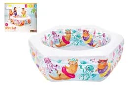 Басейн INTEX "Океанський риф" (3 секції, надувне дно) в коробці 56493 р.191*178*61см