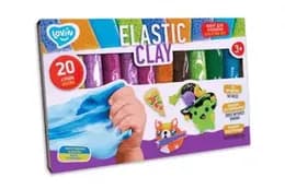 Набір для ліплення з повітряним пластиліном  Elastic Clay 20 sticks 70140 TM Lovin