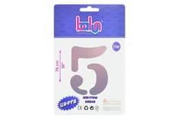 Фольгована кулька цифра "5" градієнт Balun 30" (76 см) 1 шт 02385