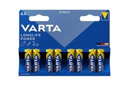 Батарейки Varta LR6 Long Life Power блістер 8шт.