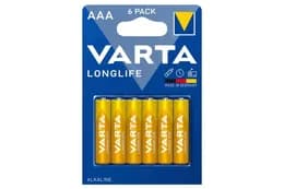 Батарейки Varta LR-03 Long Life Power блістер шт.6