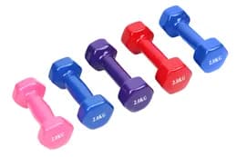 Гантель 2 кг DB-0009 3 кольори в кульку