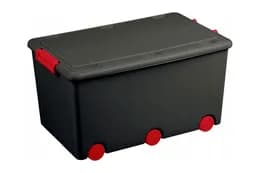 Контейнер з кришкою 58*38*33см (графіто-червоний) PW-001-163-C TEGA